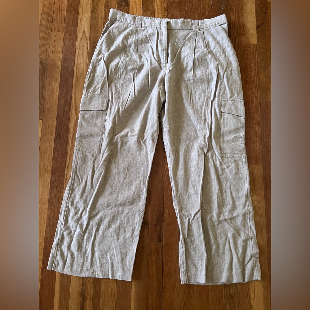 Abercrombie & Fitch Men's Linen Pants - Light Tan, 43x33 , NEW